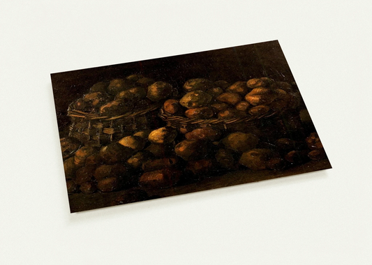 Baskets of Potatoes By Vincent van Gogh Pack of 10 Post Cards | Vincent van Gogh Post Cards | A6 (10.5 x 14.8 cm) - 4.1 x 5.8 inches