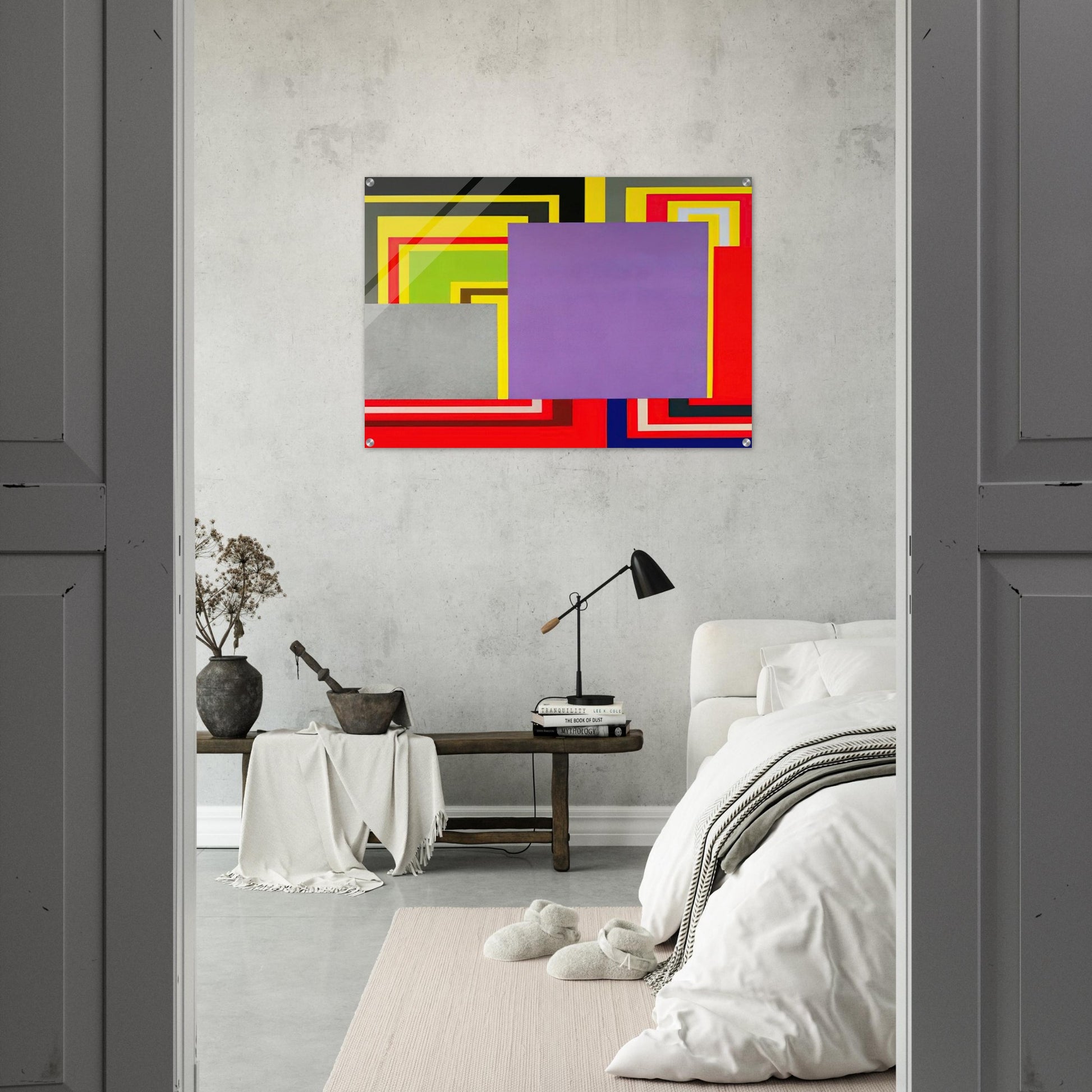 Cartoon Network - 1997 - Peter Halley Acrylic Print - 70x100 cm / 28x40″ inches