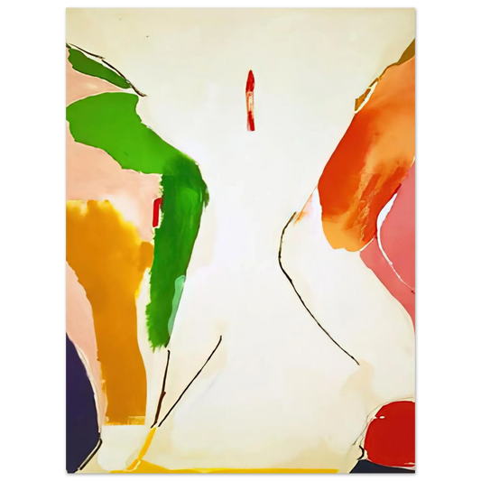 Helen Frankenthaler - Living Edge - 1973 Wall art - 13x18 cm / 5x7 Inches - Fine Art Poster - -