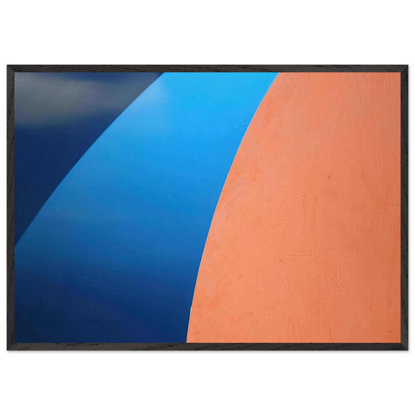 Numbers 1-9  1  - Robert Indiana 70x100 cm / 28x40 inches Framed Art Print – Black Wooden Frame