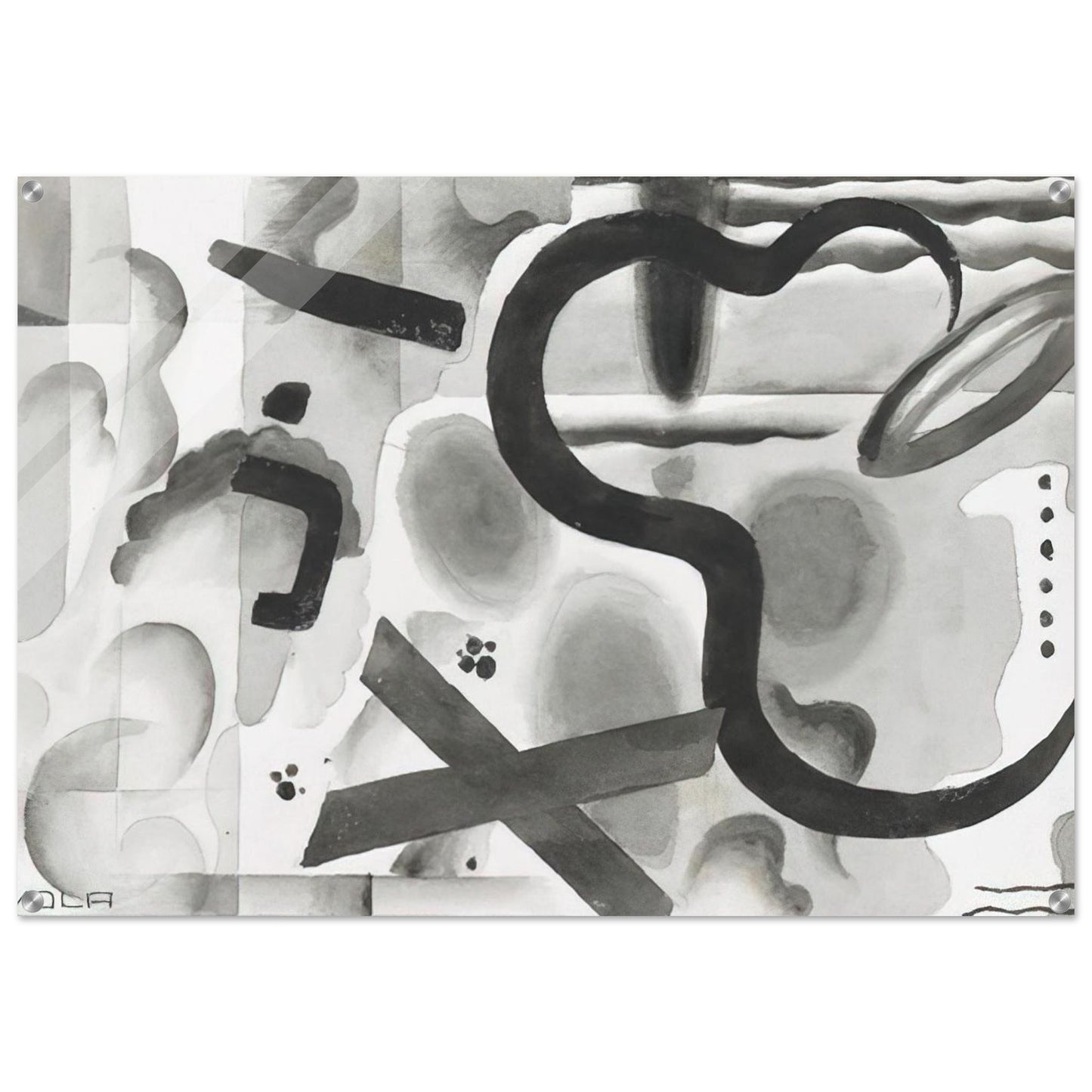 Untitled - Dada - Julius Evola Acrylic Print - 70x100 cm / 28x40″ inches