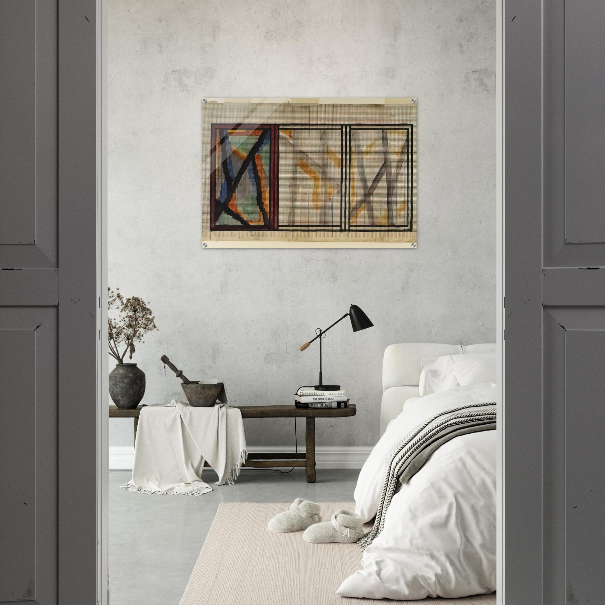 PRELIMINARY DESIGN FOR LADY HAMILTON RUG 1914 - Vanessa Bell Acrylic Print - 70x100 cm / 28x40″ inches | Vanessa Bell Wall Art | Vanessa Bell Prints