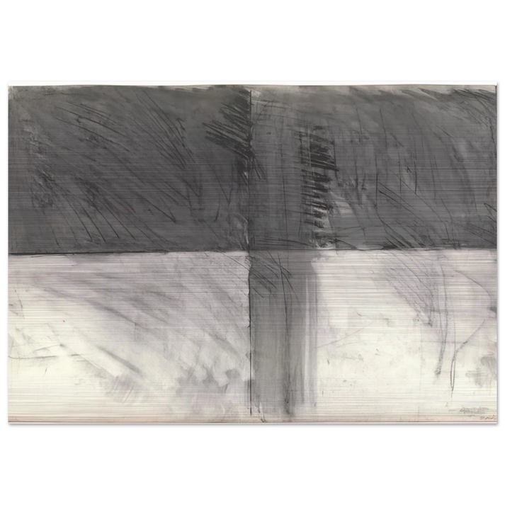 Untitled - 1962 - Brice Marden Brushed Aluminum Print - 70x100 cm / 28x40 inches | Brice Marden Aluminum Print | Brice Marden Prints