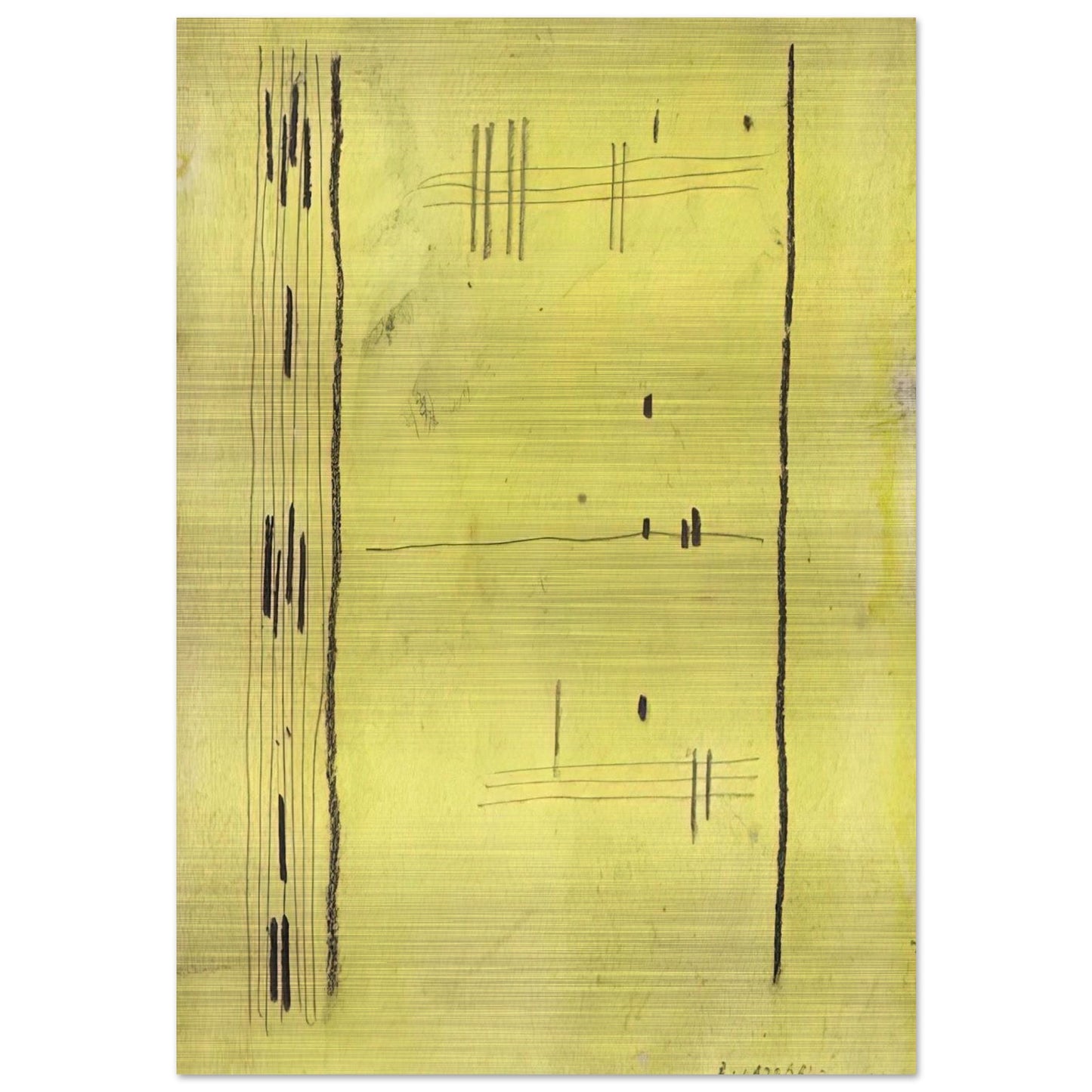 Senza titolo - 1964 - Bice Lazzari Brushed Aluminum Print - 70x100 cm / 28x40 inches | Bice Lazzari Aluminum Print | Bice Lazzari Prints