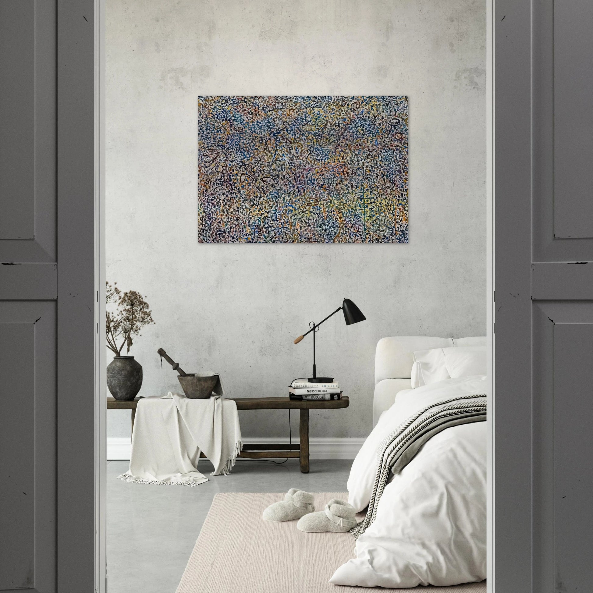 Presence Amaranth Garden - Richard Pousette-Dart Brushed Aluminum Print - 70x100 cm / 28x40 inches | Richard Pousette-Dart Aluminum Print | Richard Pousette-Dart Prints