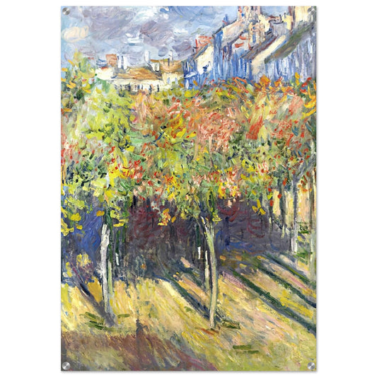 The Lindens of Poissy - claude monet Acrylic Print - 70x100 cm / 28x40″ inches