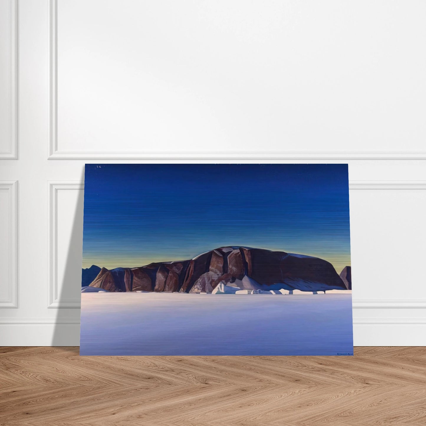Greenland Coast - Rockwell Kent Brushed Aluminum Print - 70x100 cm / 28x40 inches | Rockwell Kent Aluminum Print | Rockwell Kent Prints