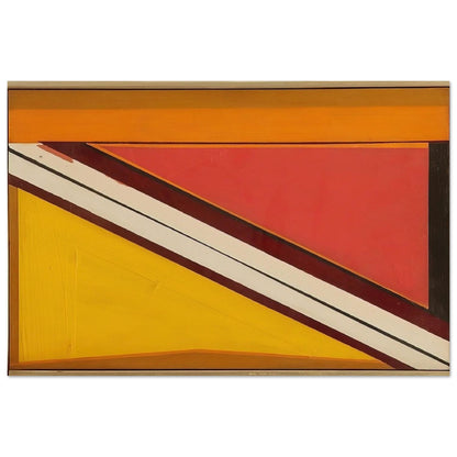 Diagonal 4 - 1963 - Larry Zox Art Prints - 100x150 cm / 40x60″ inches | Larry Zox Poster | Larry Zox Prints