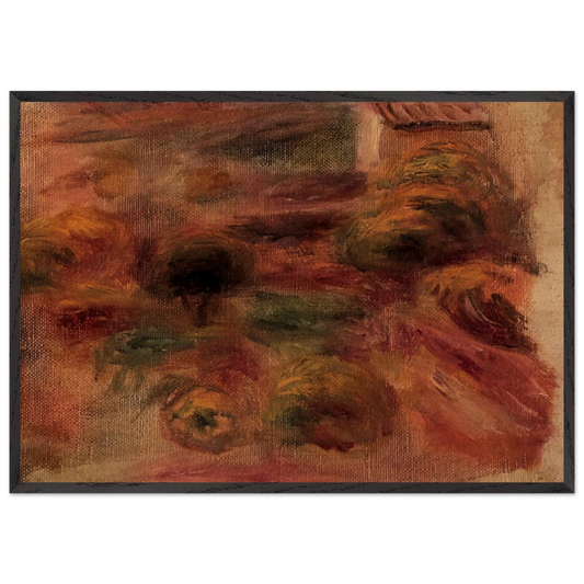 The Artist s Home - Pierre-Auguste Renoir 70x100 cm / 28x40 inches Framed Art Print – Black Wooden Frame