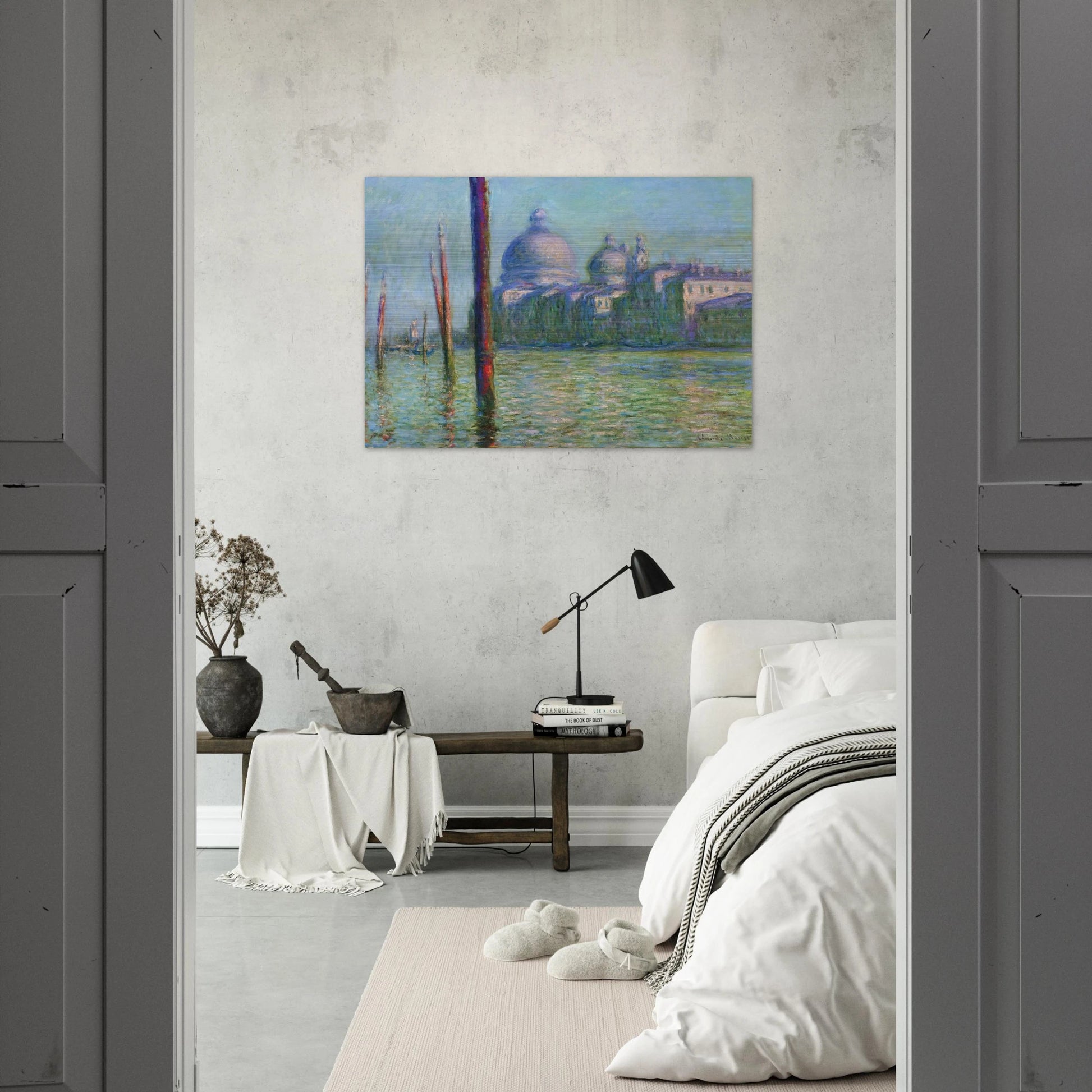 The Grand Canal 03 - claude monet Brushed Aluminum Print - 70x100 cm / 28x40 inches | claude monet Aluminum Print | claude monet Prints
