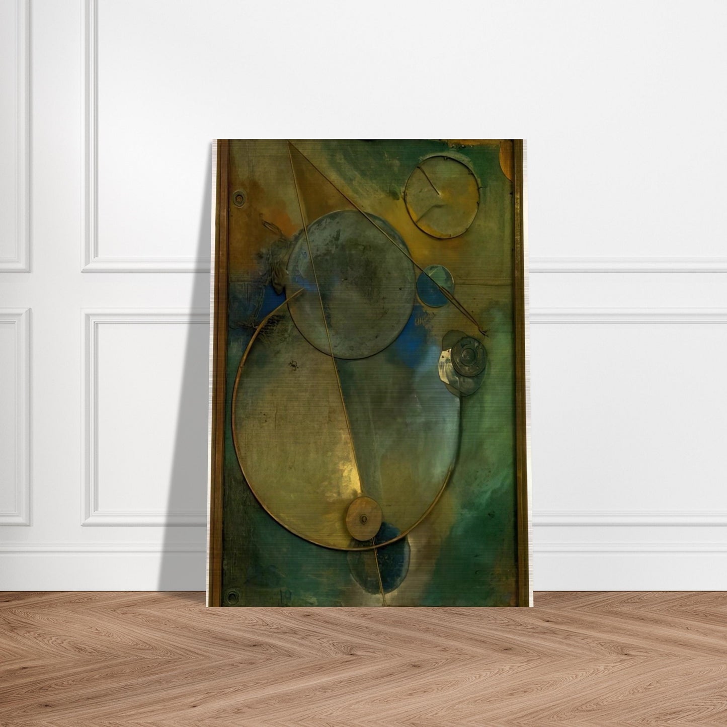 REVOLVING 1919 - Kurt Schwitters Brushed Aluminum Print - 70x100 cm / 28x40 inches | Kurt Schwitters Aluminum Print | Kurt Schwitters Prints