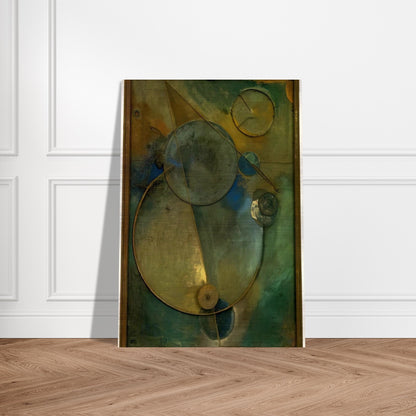 REVOLVING 1919 - Kurt Schwitters Brushed Aluminum Print - 70x100 cm / 28x40 inches | Kurt Schwitters Aluminum Print | Kurt Schwitters Prints