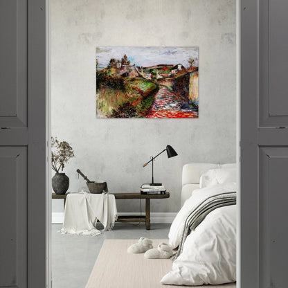 VIEW OF BELLE ILE 1897 - Henri Matisse Brushed Aluminum Print - 70x100 cm / 28x40 inches | Henri Matisse Aluminum Print | Henri Matisse Prints