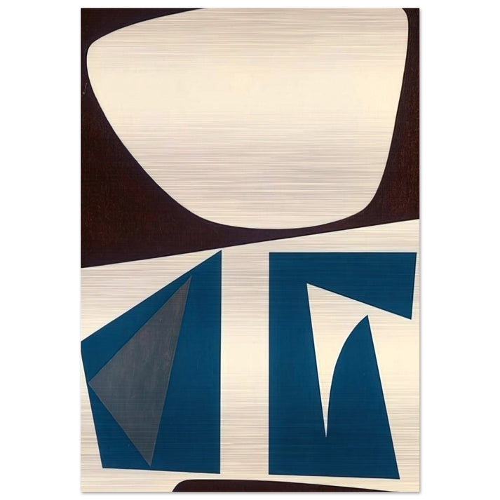 Untitled - Abstract - Indian Space painting - Will Barnet Brushed Aluminum Print - 70x100 cm / 28x40 inches | Will Barnet Aluminum Print | Will Barnet Prints