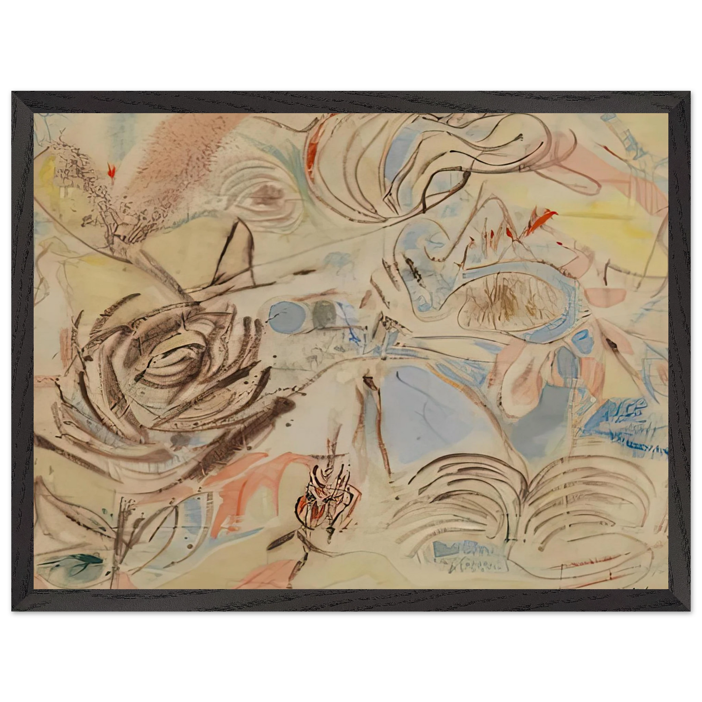 Helen Frankenthaler - 10 29 52, 1952- Wall Art - 30x40 cm / 12x16 inches - Fine Art Poster-canvas - -