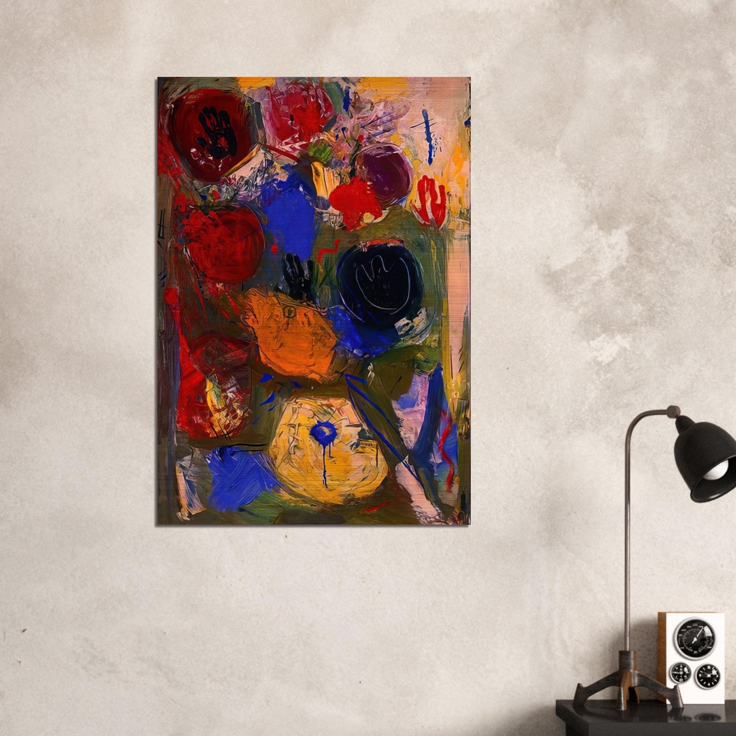 The Third Hand - Hans Hofmann Brushed Aluminum Print - 70x100 cm / 28x40 inches | Hans Hofmann Aluminum Print | Hans Hofmann Prints