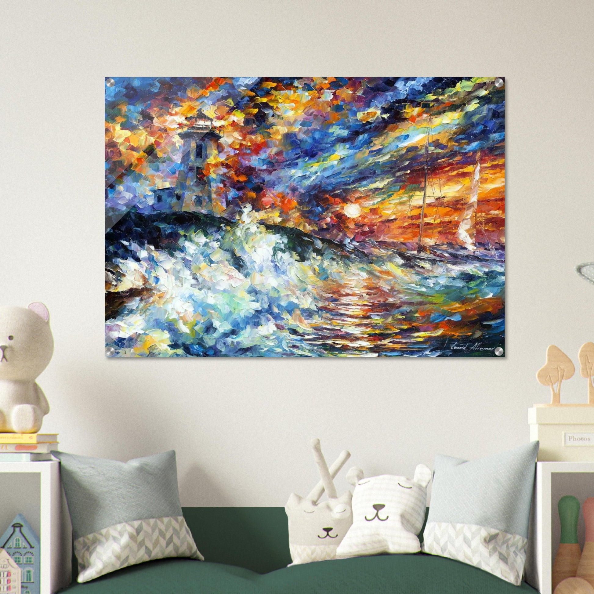 Leonid Afremov - Leonid Afremov Acrylic Print - 70x100 cm / 28x40″ inches | Leonid Afremov Wall Art | Leonid Afremov Prints