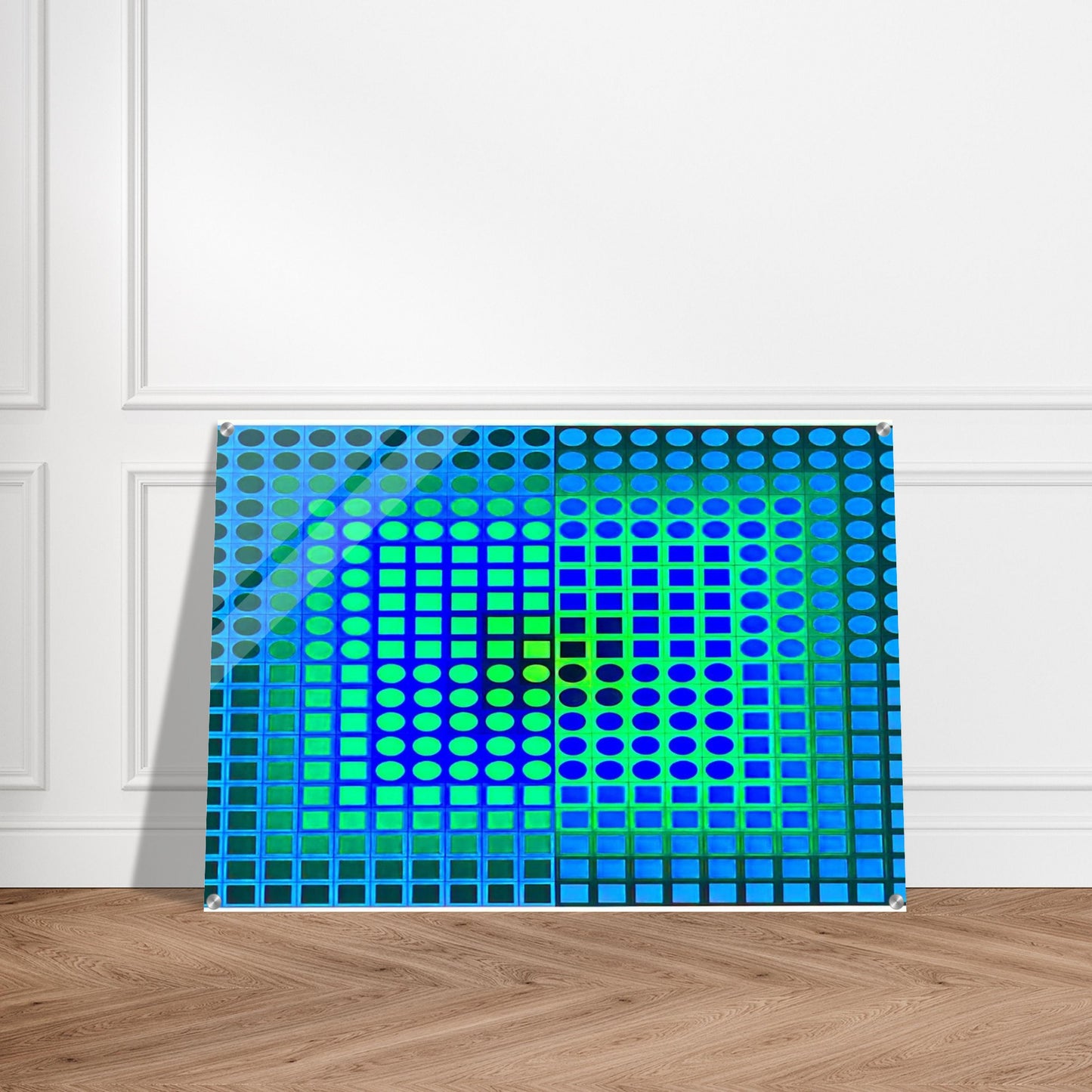 Zoeld V - 1967 - Victor Vasarely Acrylic Print - 70x100 cm / 28x40″ inches