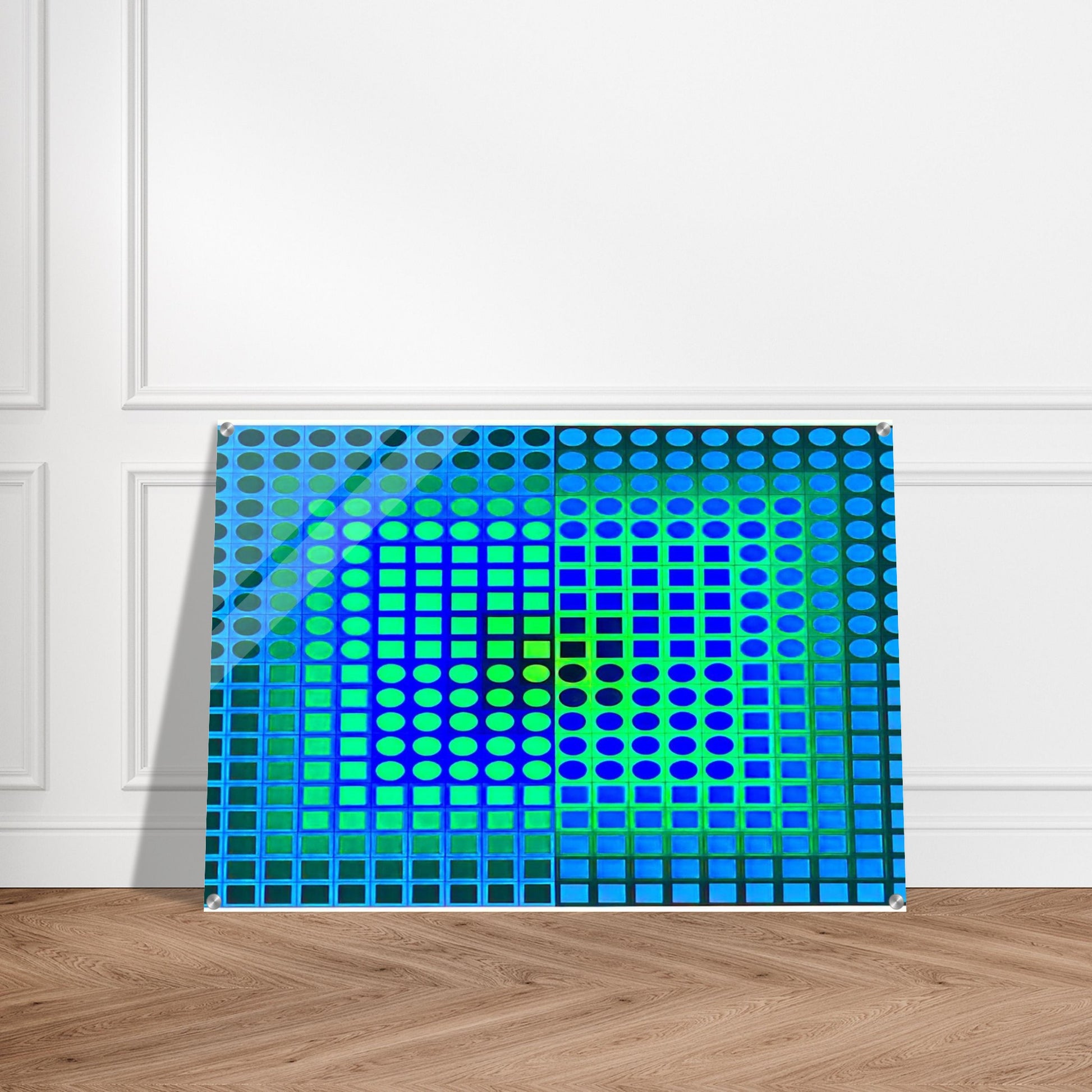 Zoeld V - 1967 - Victor Vasarely Acrylic Print - 70x100 cm / 28x40″ inches