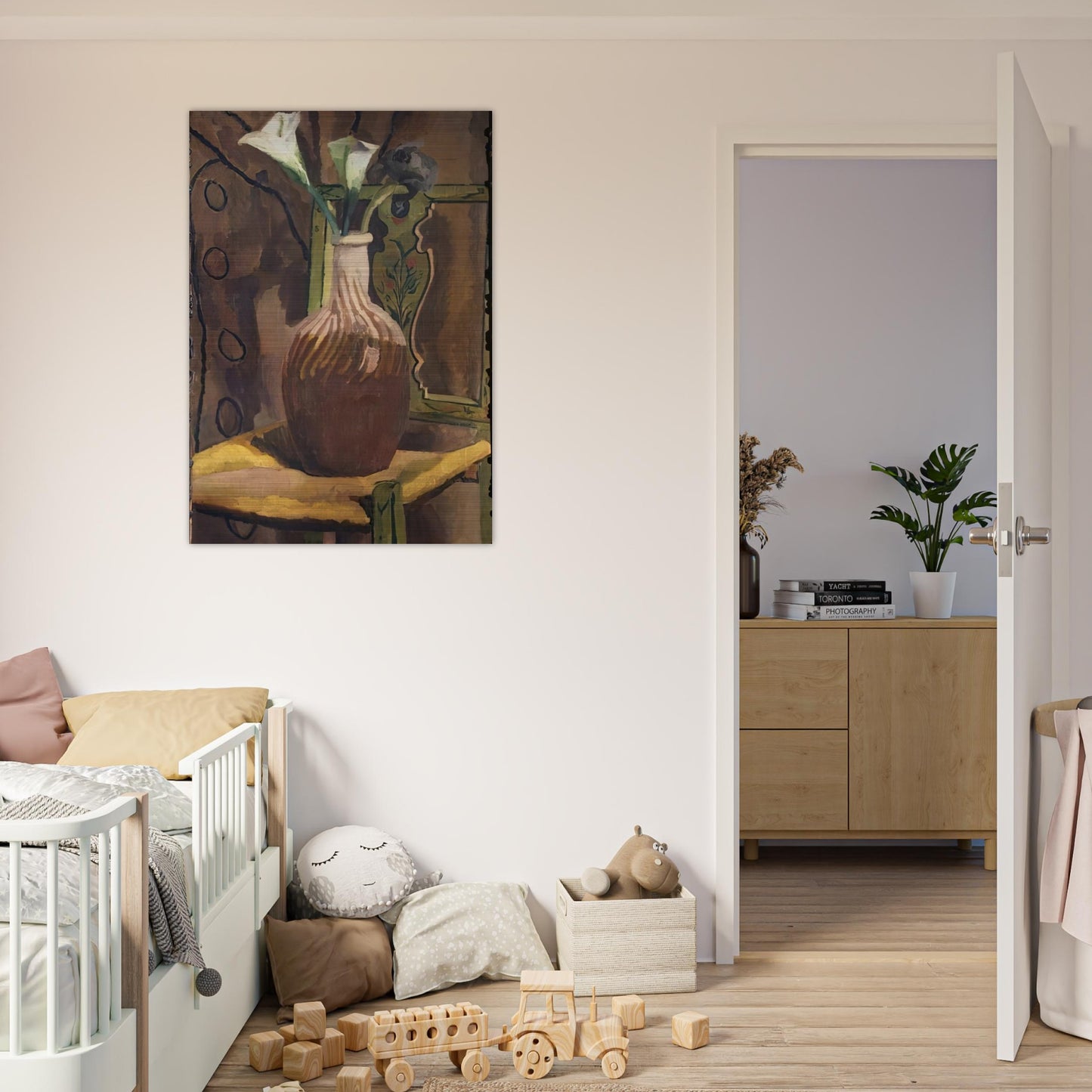 ARUM LILIES 1919 - Vanessa Bell Brushed Aluminum Print - 70x100 cm / 28x40 inches | Vanessa Bell Aluminum Print | Vanessa Bell Prints