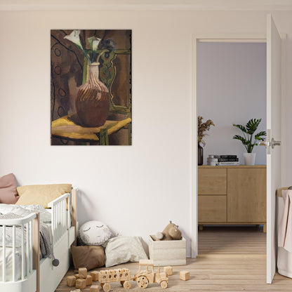 ARUM LILIES 1919 - Vanessa Bell Brushed Aluminum Print - 70x100 cm / 28x40 inches | Vanessa Bell Aluminum Print | Vanessa Bell Prints