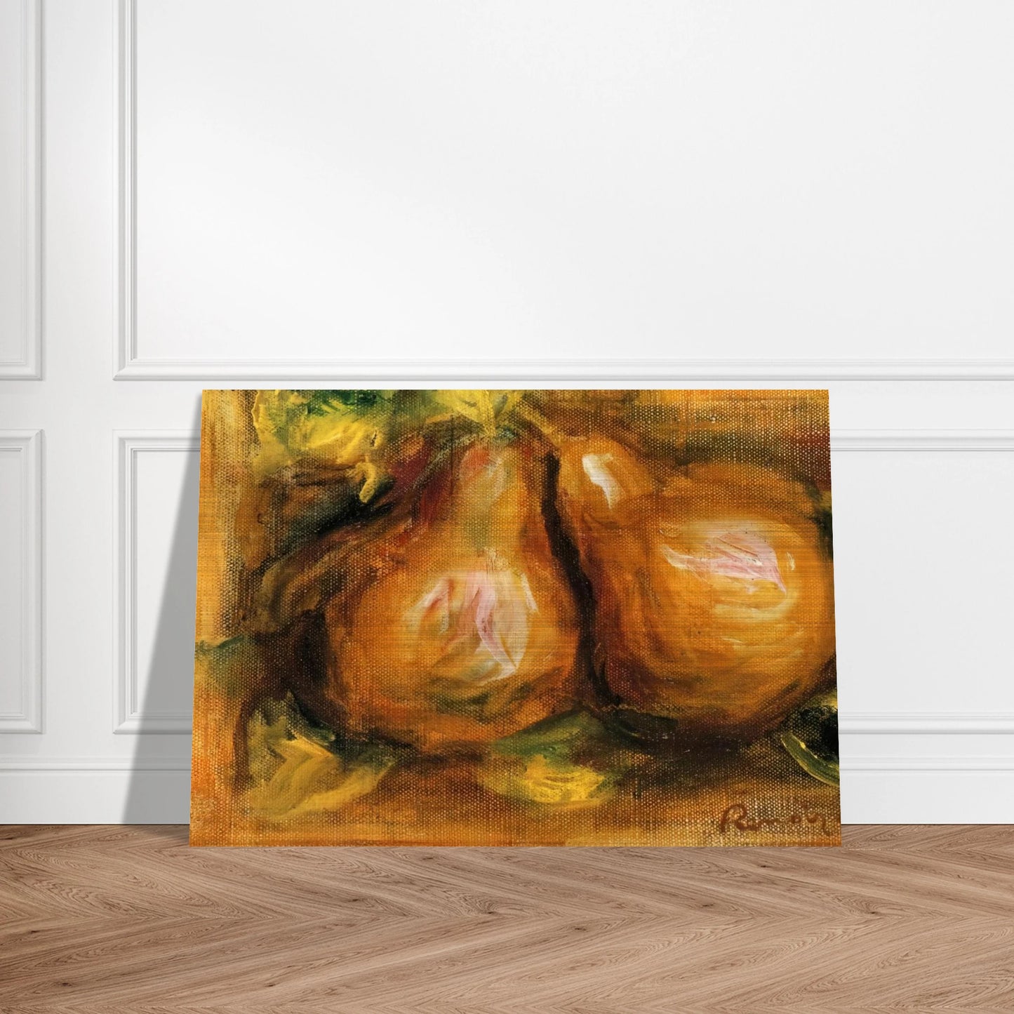 Pears - Pierre-Auguste Renoir Brushed Aluminum Print - 70x100 cm / 28x40 inches | Pierre-Auguste Renoir Aluminum Print | Pierre-Auguste Renoir Prints