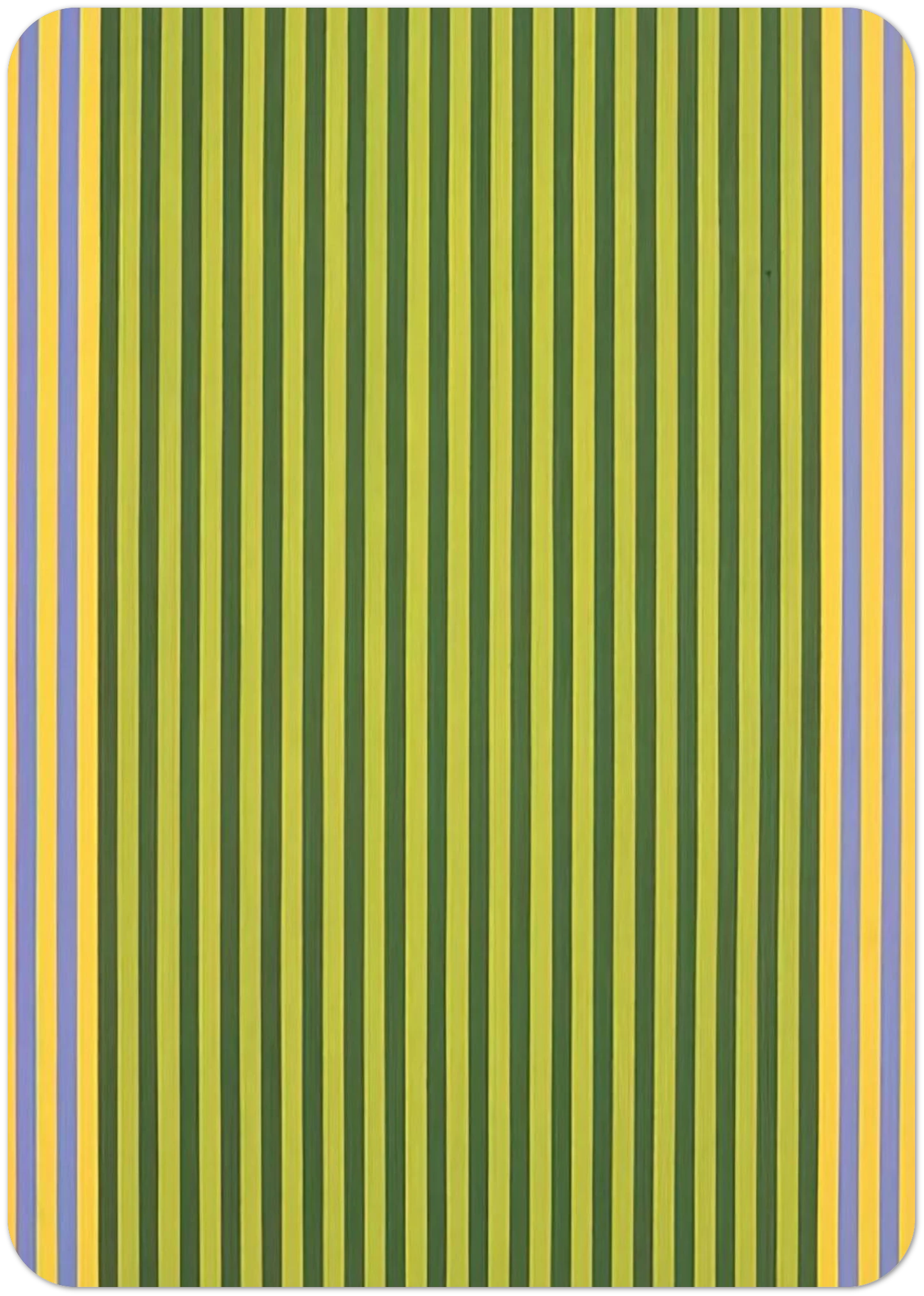 LimelightSounds of Grass - 1960 By Gene Davis Pack of 10 Post Cards | Gene Davis Post Cards | A6 (10.5 x 14.8 cm) - 4.1 x 5.8 inches