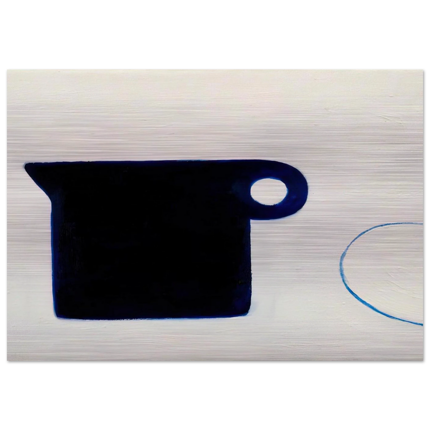 Poem for a Jug No.4 - 1980 - William Scott Brushed Aluminum Print - 70x100 cm / 28x40 inches | William Scott Aluminum Print | William Scott Prints
