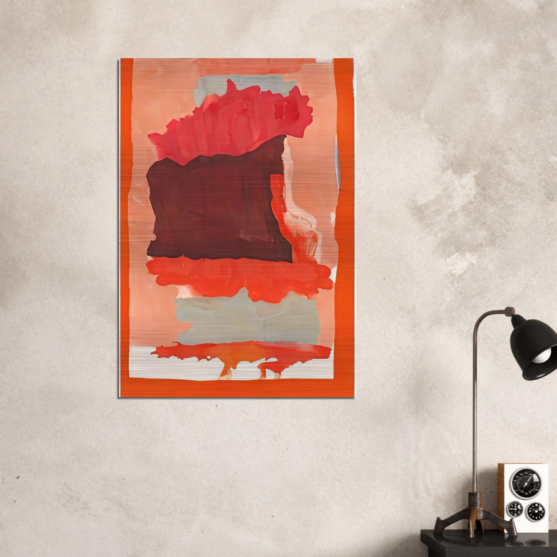 Cape Orange, 1964- - Helen Frankenthaler Brushed Aluminum Print - 70x100 cm / 28x40 inches | Helen Frankenthaler Aluminum Print | Helen Frankenthaler Prints