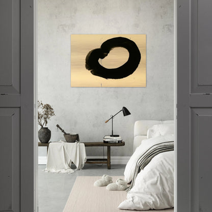 Untitled - Art Informel, Zen - Jiro Yoshihara Brushed Aluminum Print - 70x100 cm / 28x40 inches | Jiro Yoshihara Aluminum Print | Jiro Yoshihara Prints