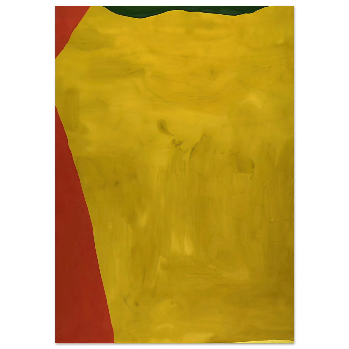 Helen Frankenthaler - Blessing of the Fleet - 1969 Wall art - 27x35 cm / 11x14 inches - Premium Wooden Framed Poster With Fine Art Paper-canvas - Black frame