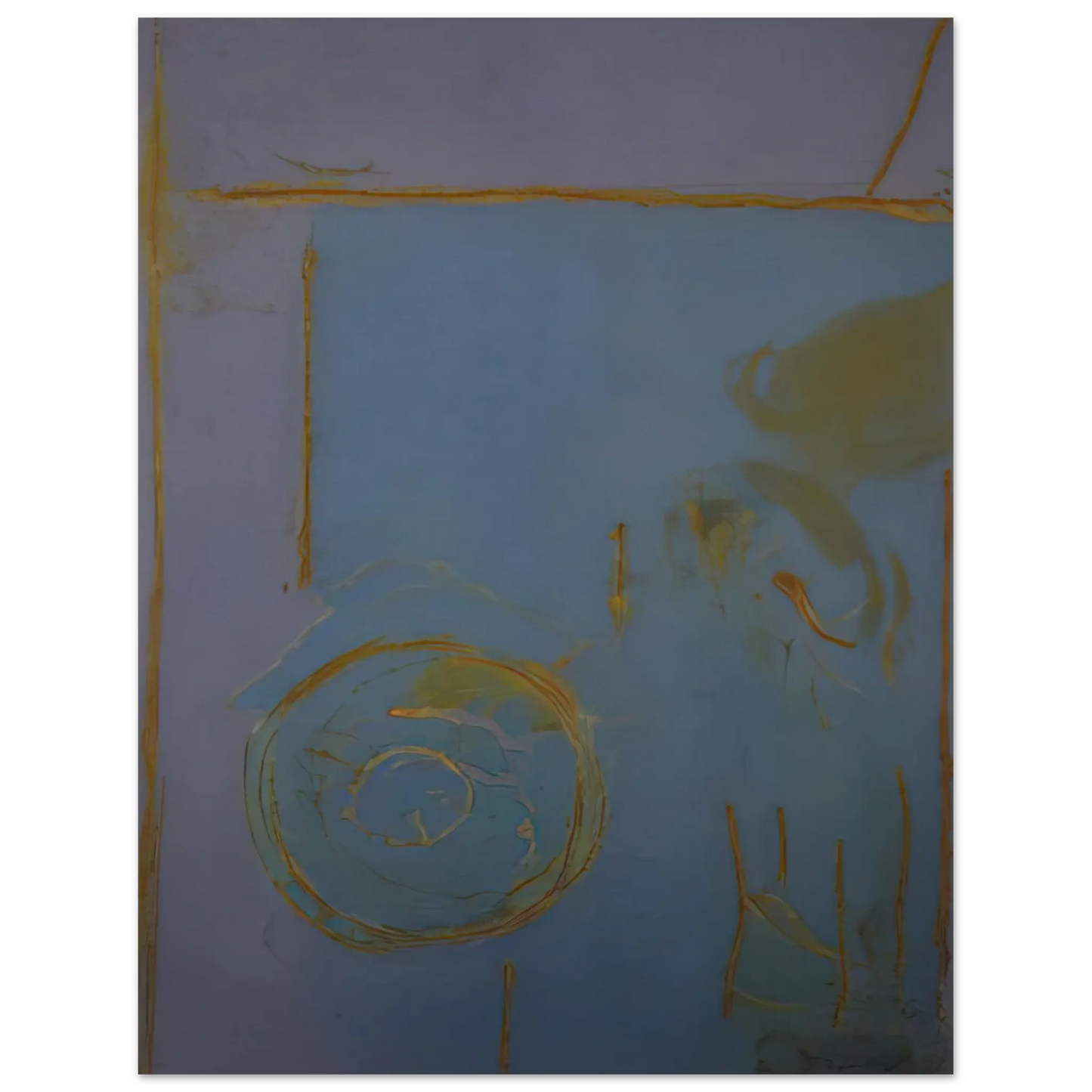 Helen Frankenthaler - Guadalupe - 1989 Wall art - 20x25 cm / 8x10 Inches - Premium Wooden Framed Poster With Fine Art Paper - Black frame