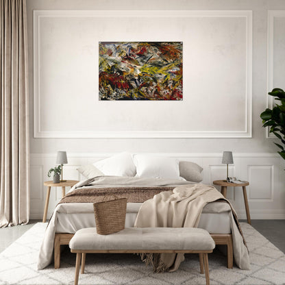 Le tumulte à la machoire crispee - Marcel Barbeau Acrylic Print - 70x100 cm / 28x40″ inches