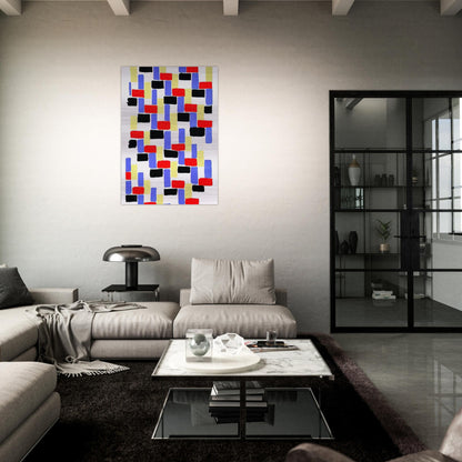 %D1%81OULEURS IDEES - Sonia Delaunay Brushed Aluminum Print - 70x100 cm / 28x40 inches | Sonia Delaunay Aluminum Print | Sonia Delaunay Prints