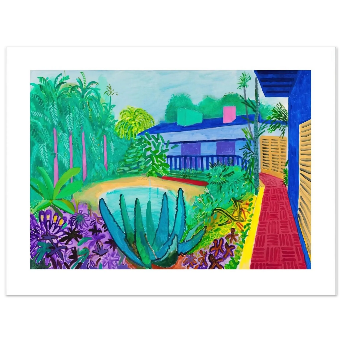 David Hockney - David Hockney Wall art - 13x18 cm / 5x7 Inches - Fine Art Poster - -