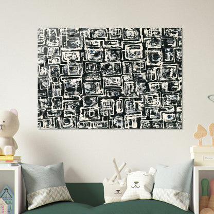 White Squares - Lee Krasner Acrylic Print - 70x100 cm / 28x40″ inches