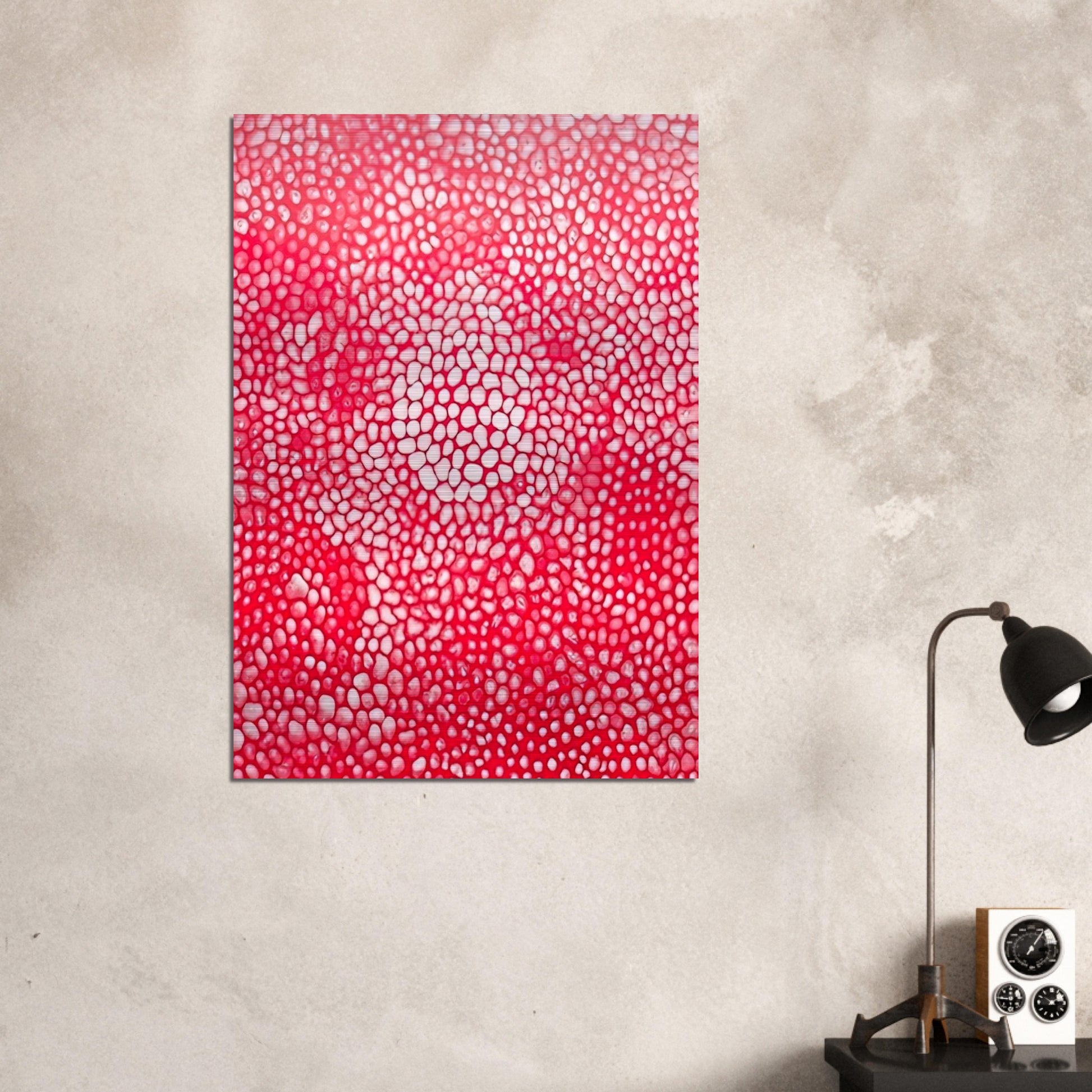 SUNLIGHT 1998 - Yayoi Kusama Brushed Aluminum Print - 70x100 cm / 28x40 inches | Yayoi Kusama Aluminum Print | Yayoi Kusama Prints