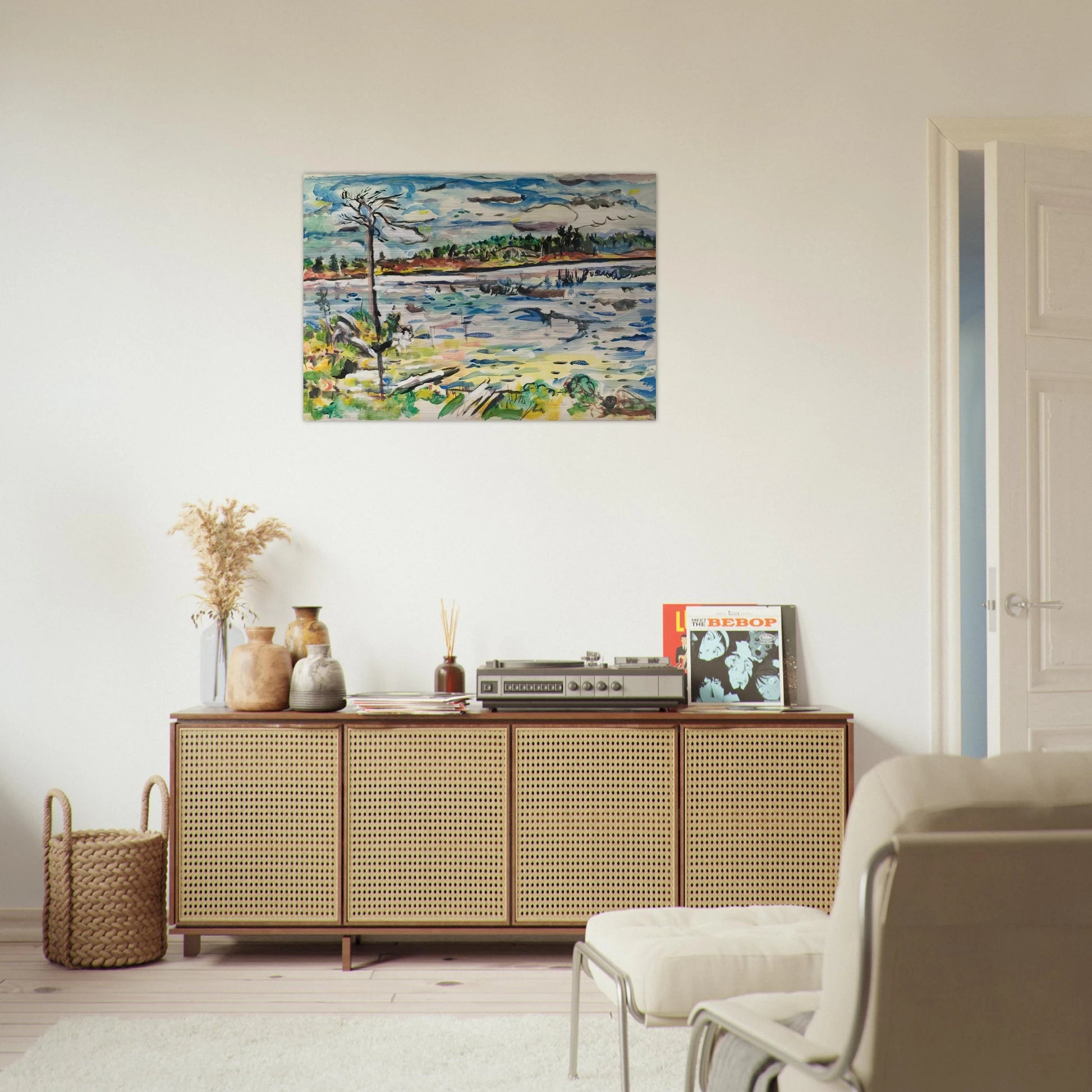 MICHIGAN SUMMER DAYS - Ivan Albright Brushed Aluminum Print - 70x100 cm / 28x40 inches | Ivan Albright Aluminum Print | Ivan Albright Prints