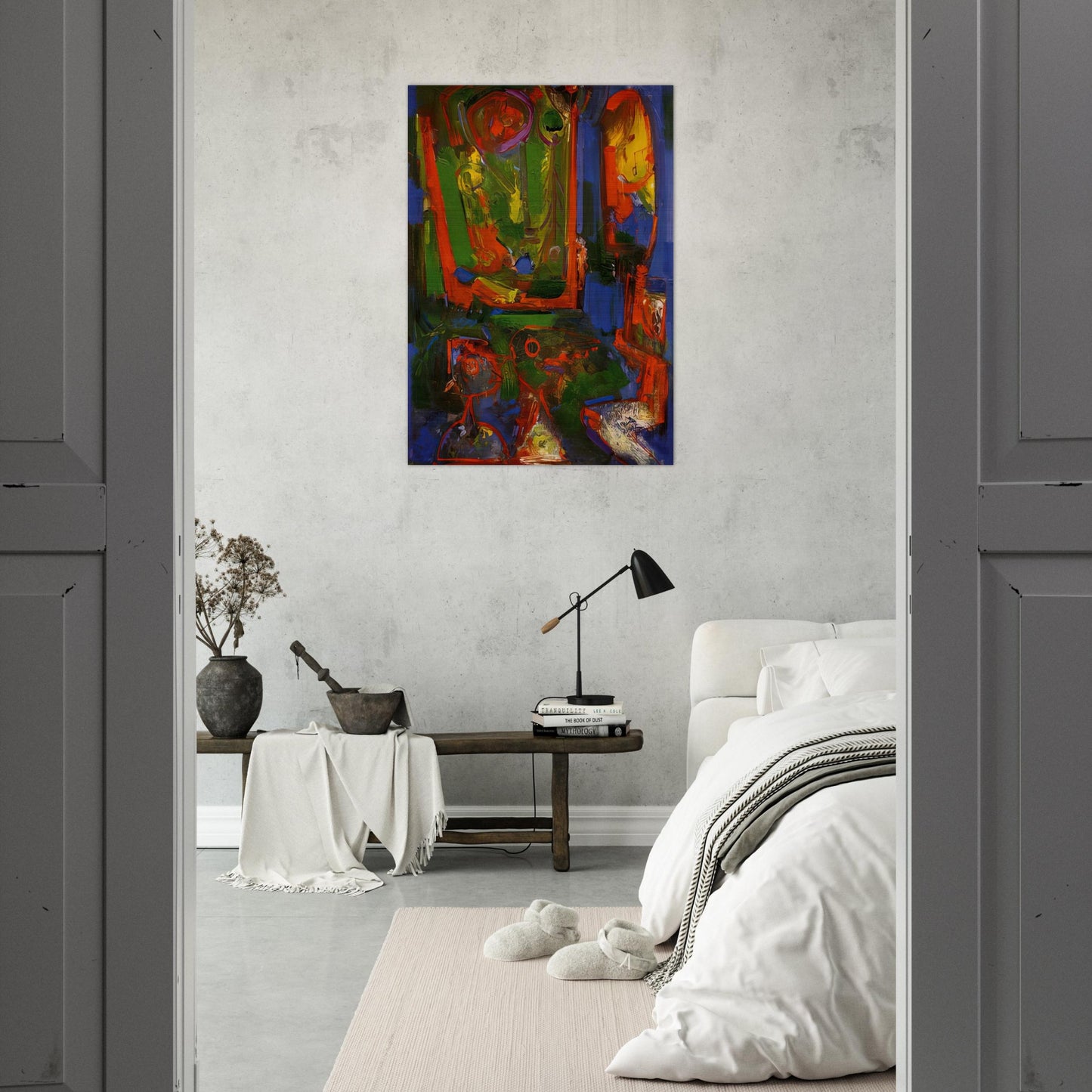Asklepois - Hans Hofmann Brushed Aluminum Print - 70x100 cm / 28x40 inches | Hans Hofmann Aluminum Print | Hans Hofmann Prints
