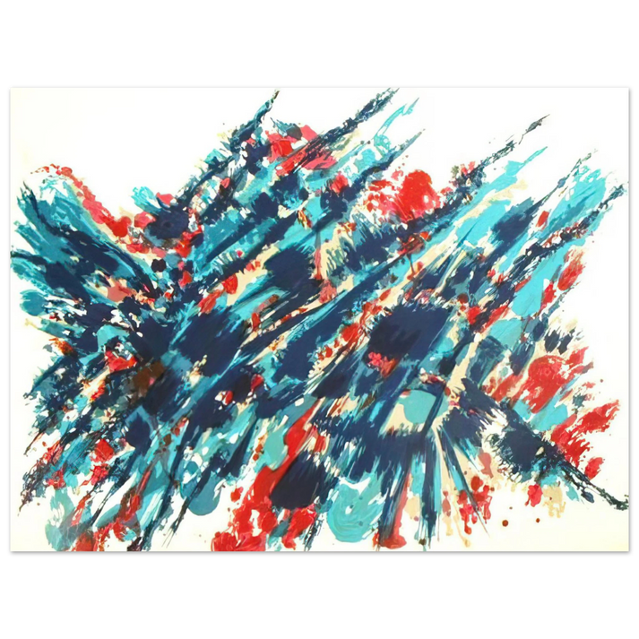 Alfred Manessier - Le Sang et lâ€™eau - 1978  75x100 cm / 30x40inches Fine Art Poster