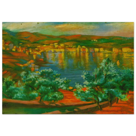 FESTIVAL OF ST LUCIA AT VILLAMALLA - Salvador Dali Brushed Aluminum Print - 70x100 cm / 28x40 inches | Salvador Dali Aluminum Print | Salvador Dali Prints