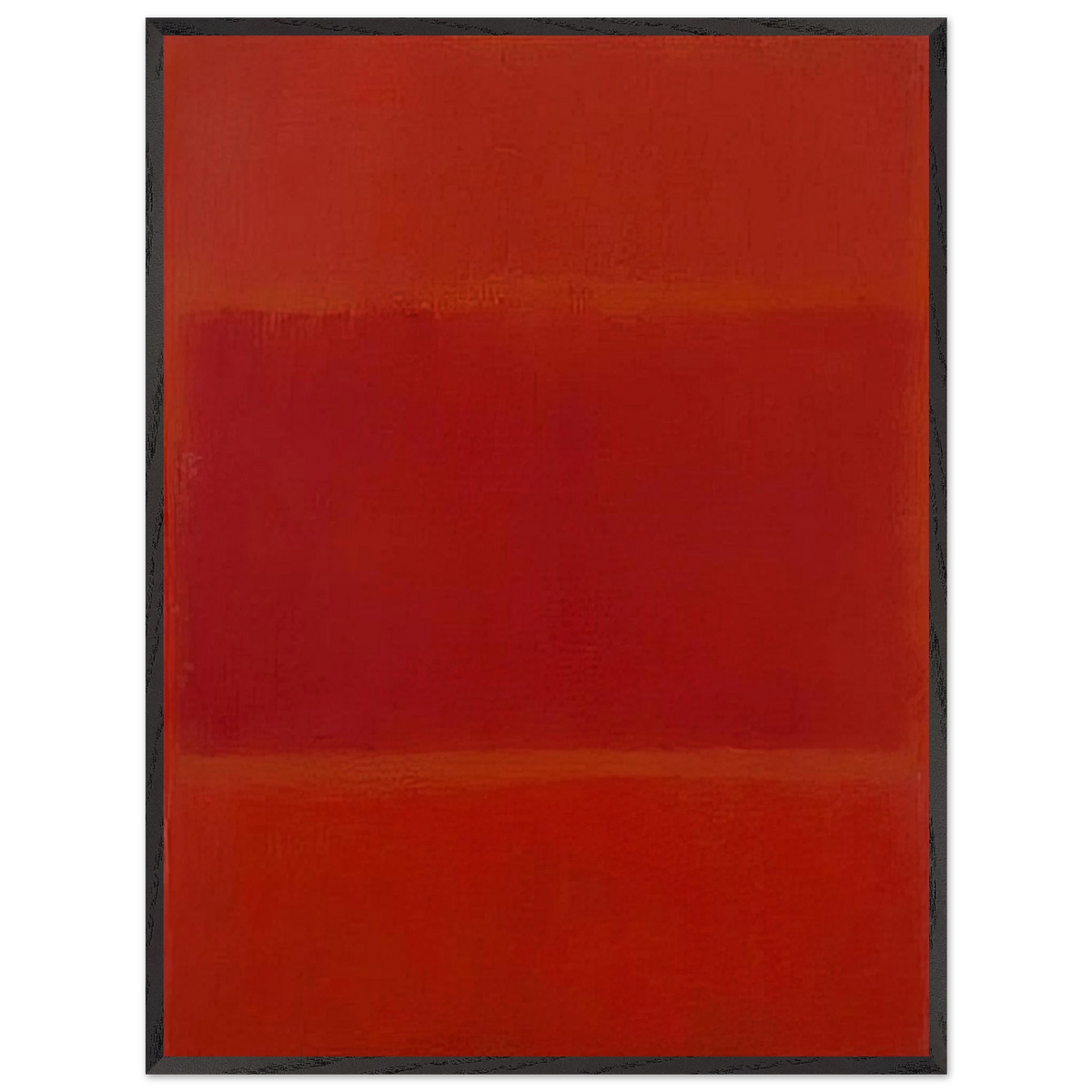 Mark Rothko - Red and Orange - 1955 Wall Art - 30x40 cm / 12x16 inches - Premium Wooden Framed Poster With Fine Art Paper-canvas - White frame