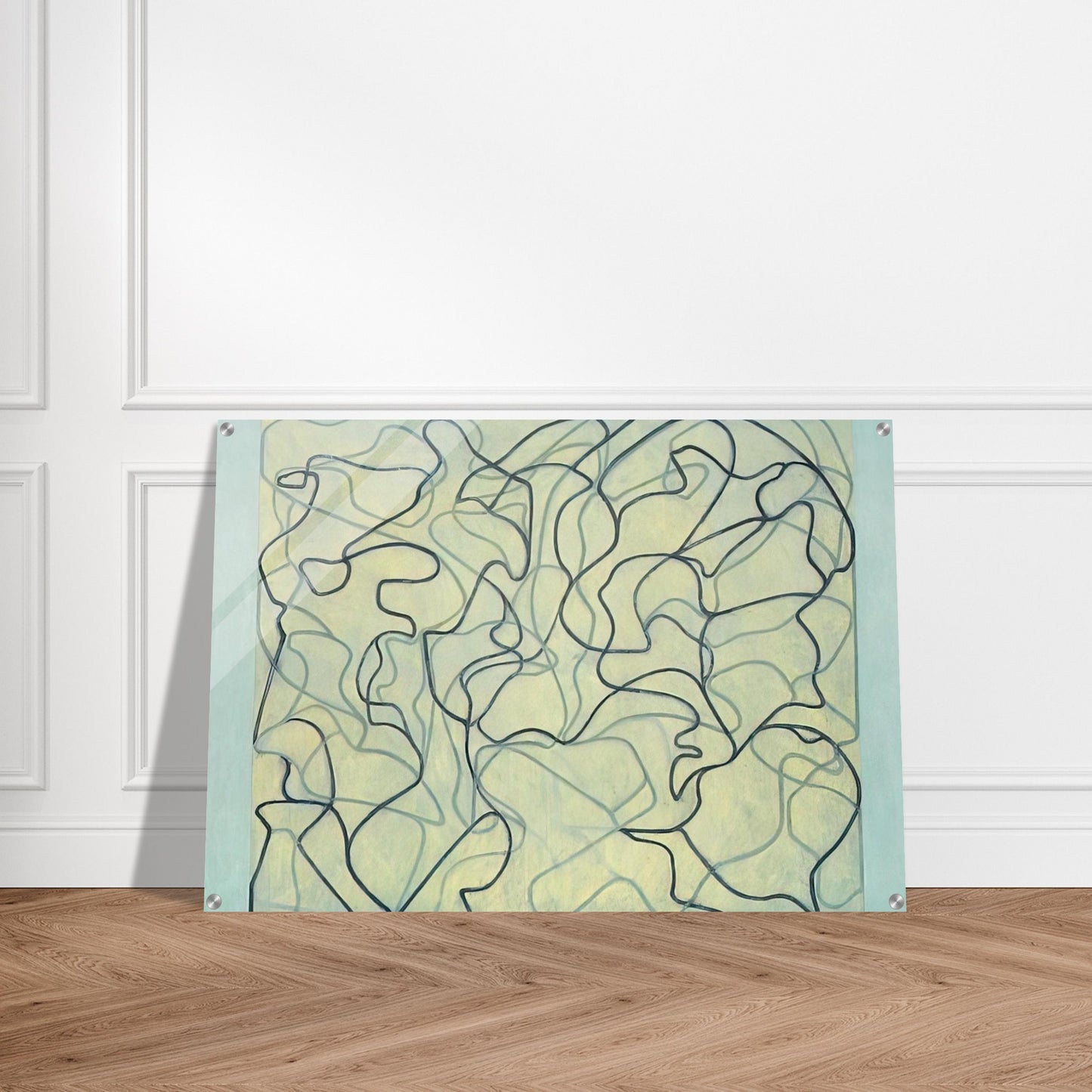 First Letter - 2009 - Brice Marden Acrylic Print - 70x100 cm / 28x40″ inches