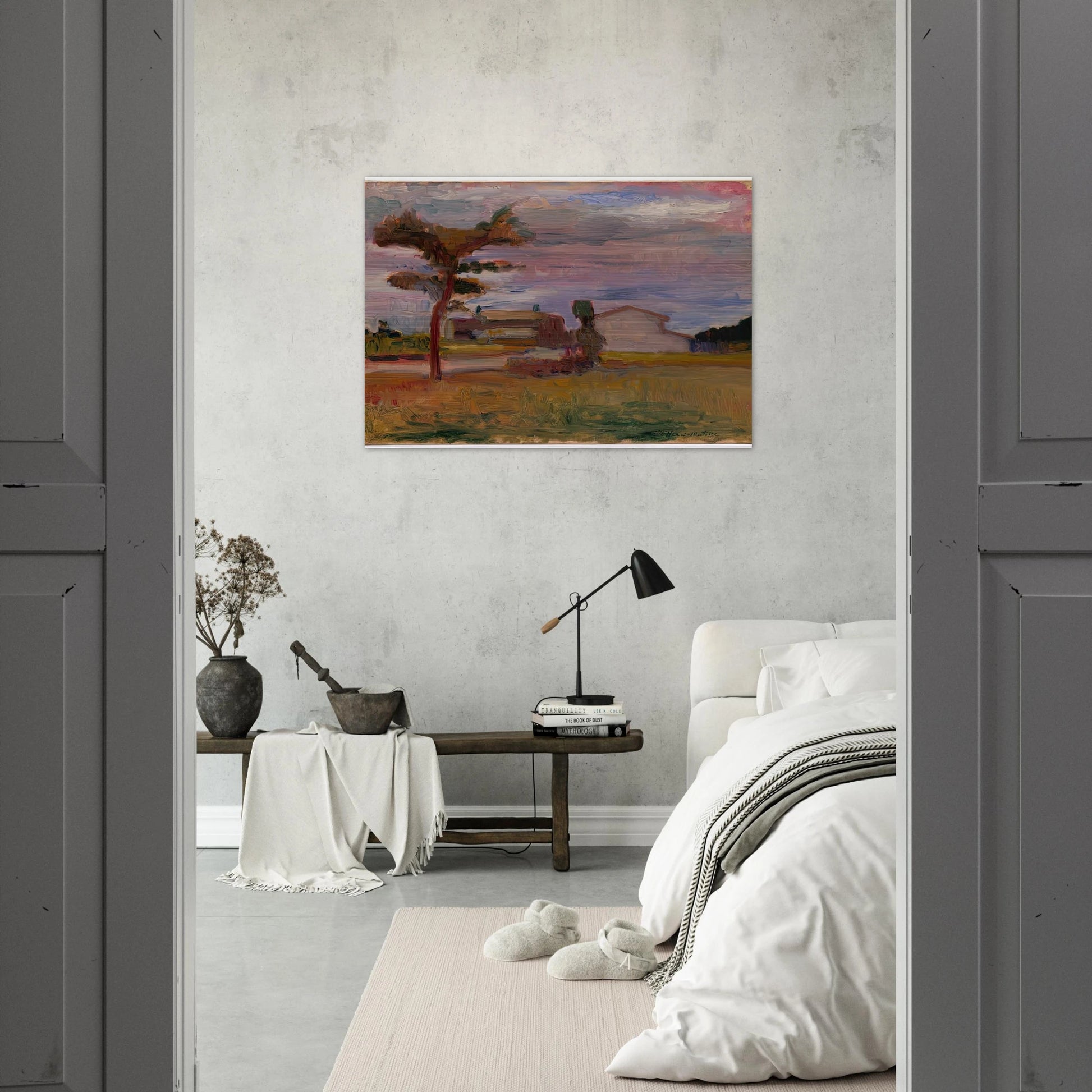 CORSICAN LANDSCAPE 1898 - Henri Matisse Brushed Aluminum Print - 70x100 cm / 28x40 inches | Henri Matisse Aluminum Print | Henri Matisse Prints