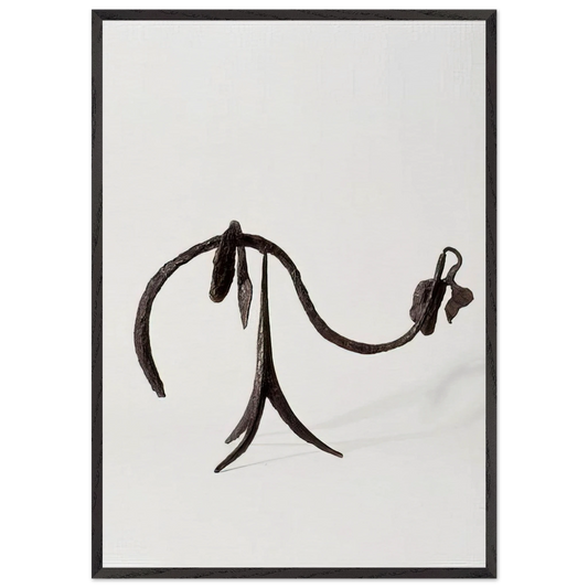 THE VINE 1944 - Alexander Calder 70x100 cm / 28x40 inches Framed Art Print – Black Wooden Frame