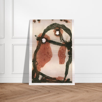 11975 - 1975 - Emil Schumacher Brushed Aluminum Print - 70x100 cm / 28x40 inches | Emil Schumacher Aluminum Print | Emil Schumacher Prints