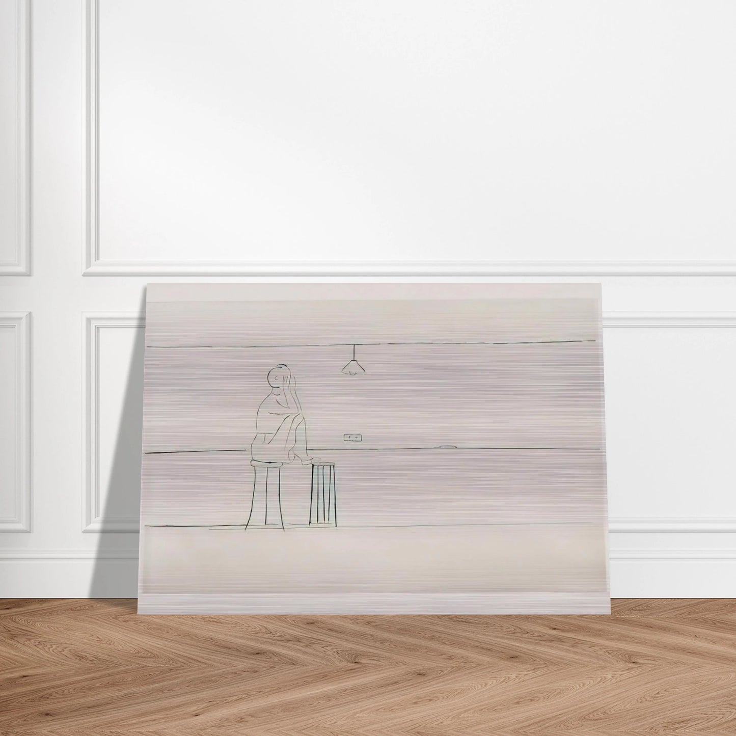 EMPTY NEST 1994 - Louise Bourgeois Brushed Aluminum Print - 70x100 cm / 28x40 inches | Louise Bourgeois Aluminum Print | Louise Bourgeois Prints
