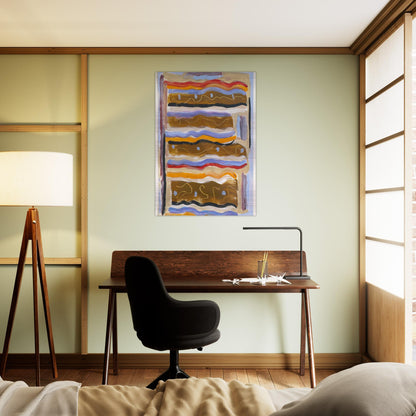 Untitled - 1950 - Betty Parsons Brushed Aluminum Print - 70x100 cm / 28x40 inches | Betty Parsons Aluminum Print | Betty Parsons Prints
