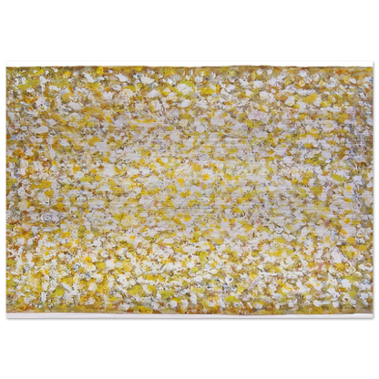 Serpentine Saffron - 1969 - Richard Pousette-Dart Brushed Aluminum Print - 70x100 cm / 28x40 inches | Richard Pousette-Dart Aluminum Print | Richard Pousette-Dart Prints