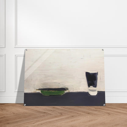Nature morte au verre - 1954 - Nicolas de Stael Acrylic Print - 70x100 cm / 28x40″ inches